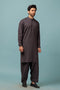 INDIGO-BLENDED-KURTA SHALWAR - (KSRW23-028)