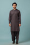 INDIGO-BLENDED-KURTA SHALWAR - (KSRW23-028)