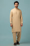 BEIGE-BLENDED-KURTA SHALWAR - (KSRW23-029)