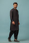 BLACK-BLENDED-KURTA SHALWAR - (KSRW23-037)