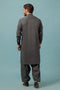 CHARCOAL-BLENDED-KURTA SHALWAR - (KSRW23-038)