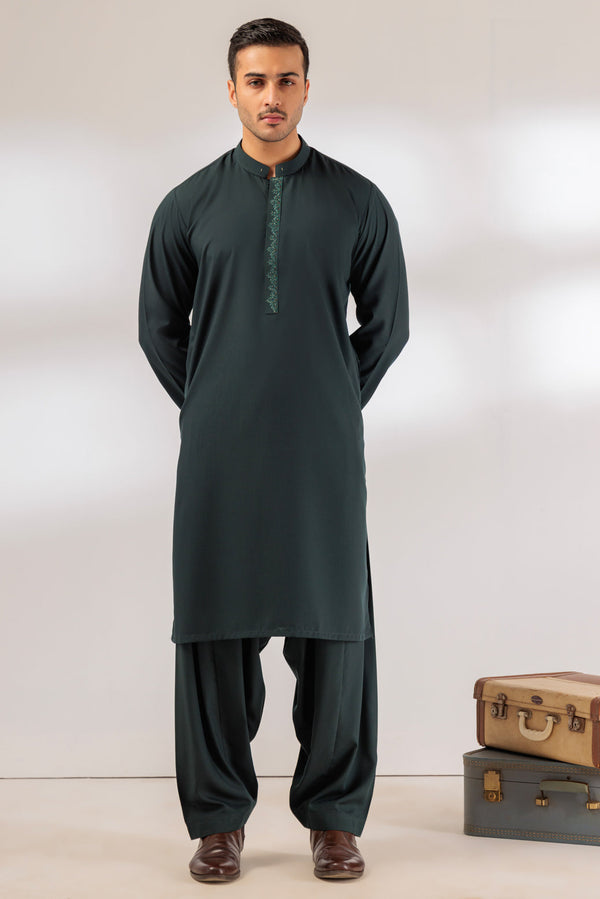 SALMANDR-BLENDED-KURTA SHALWAR - (KSRW24-001)