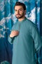 O-GREEN-BLENDED-KURTA SHALWAR - (KSRW24-004)