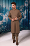 OLIVE-BLENDED-KURTA SHALWAR - (KSRW24-007)