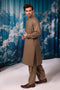 OLIVE-BLENDED-KURTA SHALWAR - (KSRW24-007)