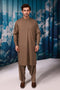 OLIVE-BLENDED-KURTA SHALWAR - (KSRW24-007)