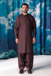 R-WOOD-COTTON-KURTA SHALWAR - (KSRW24-017)