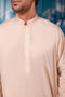 BEIGE-YARN DYED-KURTA SHALWAR - (KSRW24-019)