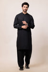 BLACK-BLENDED-KURTA SHALWAR - (KSRW24-020)