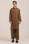 GOLDEN-BLENDED-KURTA SHALWAR - (KSRW24-022)