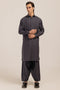 M-GREY-BLENDED-KURTA SHALWAR - (KSRW24-023)