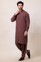 RUST-BLENDED-KURTA SHALWAR - (KSRW24-024)