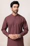 RUST-BLENDED-KURTA SHALWAR - (KSRW24-024)