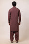 RUST-BLENDED-KURTA SHALWAR - (KSRW24-024)