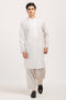 WHITE-BLENDED-KURTA SHALWAR - (KSRW24-029)