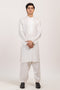 WHITE-BLENDED-KURTA SHALWAR - (KSRW24-029)