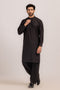 BLACK-BLENDED-KURTA SHALWAR - (KSRW24-031)