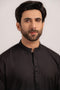 BLACK-BLENDED-KURTA SHALWAR - (KSRW24-031)