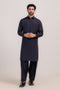 N-BLUE-BLENDED-KURTA SHALWAR - (KSRW24-033)