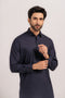 N-BLUE-BLENDED-KURTA SHALWAR - (KSRW24-033)