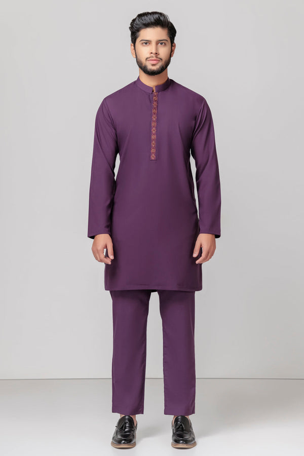 E-PLANT-COTTON-KURTA PAJAMA TROUSER (KSS23-006)