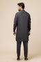 CHARCOAL-BLENDED-Kurta Pajama Trouser - (KSS23-029)