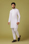 WHITE-COTTON-Kurta Pajama Trouser - (KSS23-058)