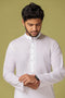 WHITE-COTTON-Kurta Pajama Trouser - (KSS23-058)