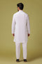 WHITE-COTTON-Kurta Pajama Trouser - (KSS23-058)