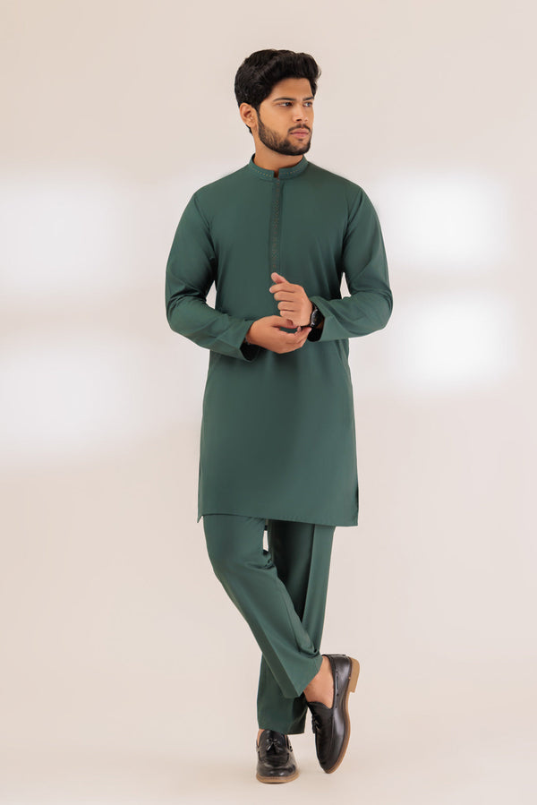 SPROUT-BLENDED-KURTA PAJAMA TROUSER - (KSS23-066)