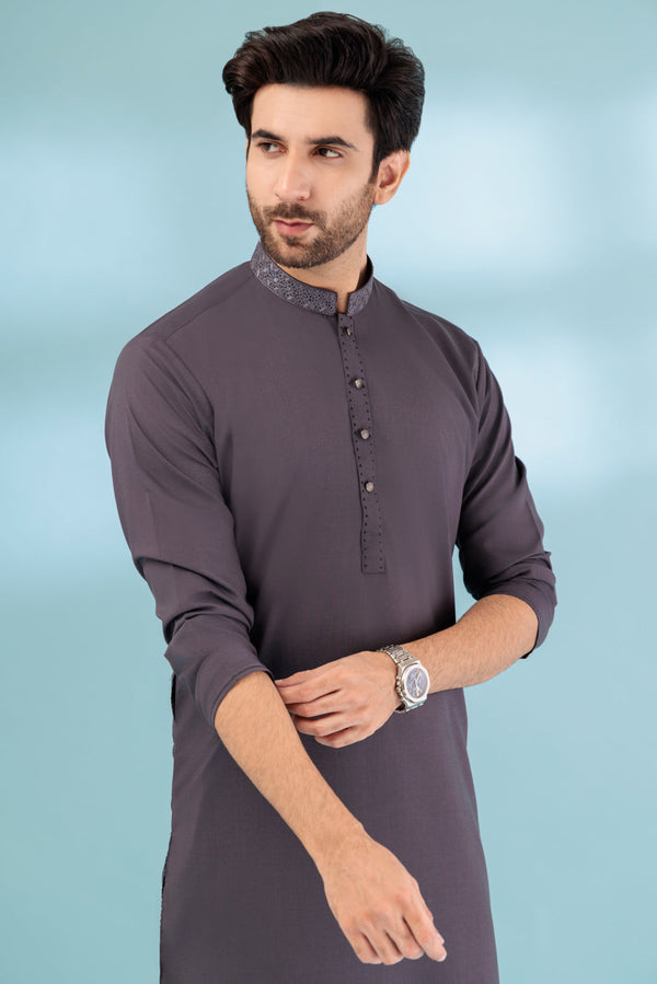 SOOT-BLENDED-KURTA PAJAMA TROUSER - (KSS23-069)