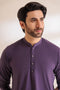 PURPLE-BLENDED-KURTA TROUSER - (KSS24-002)