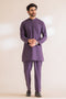 PURPLE-BLENDED-KURTA TROUSER - (KSS24-002)