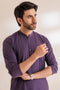 PURPLE-BLENDED-KURTA TROUSER - (KSS24-002)