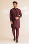 GRAPE-BLENDED-KURTA PAJAMA TROUSER - (KSS24-005)