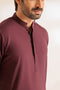 GRAPE-BLENDED-KURTA PAJAMA TROUSER - (KSS24-005)