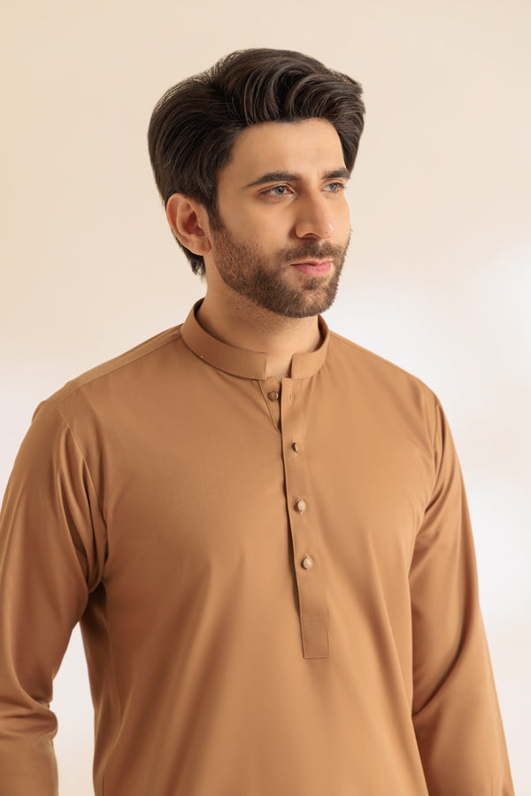 S-STONE-BLENDED-KURTA PAJAMA TROUSER - (KSS24-007)