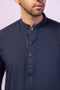 MN-BLUE-BLENDED-KURTA TROUSER - (KSS24-015)