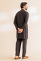 BLACK-COTTON-KURTA TROUSER - (KSS24-018)