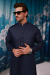 N-BLUE-COTTON-KURTA TROUSER - (KSS24-028)