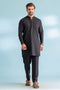 BLACK-BLENDED-KURTA SHALWAR - (KSW23-013)