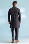 BLACK-BLENDED-KURTA SHALWAR - (KSW23-013)