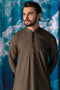 V-GREEN-BLENDED-KURTA TROUSER - (KSW24-006)