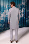 D-BLUE-BLENDED-KURTA TROUSER - (KSW24-010)