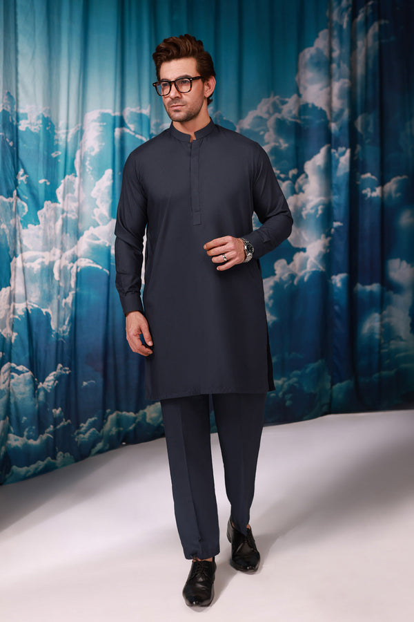 IRON-BLENDED-KURTA SHALWAR - (KSW24-017)