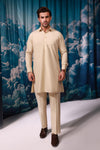 BEIGE-BLENDED-KURTA TROUSER - (KSW24-018)