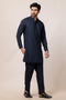 N-BLUE-BLENDED-KURTA TROUSER - (KSW24-023)