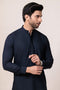 N-BLUE-BLENDED-KURTA TROUSER - (KSW24-023)