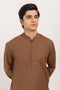 M-BROWN-BLENDED-KURTA TROUSER - (KSW24-030)