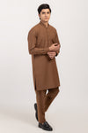 M-BROWN-BLENDED-KURTA TROUSER - (KSW24-030)